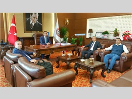 Mersin İl Gıda Tarım ve Hayvancılık Akdeniz İlçe Müdürü'nün Ziyareti.