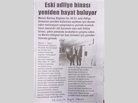 BASINDA BAROMUZ (Eski Adliye Binası Yeniden Hayat Bulacak)