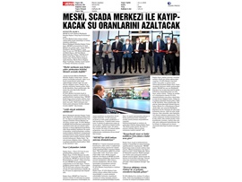 BASINDA BAROMUZ (BAŞKANIMIZ YEŞİLBOĞAZ SCADA TESİSİNİN AÇILIŞINI YAPTI)