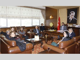 MERSİN TİCARET VE SANAYİ ODASI YÖNETİMİNDEN, BARO BAŞKANIMIZA ZİYARET
