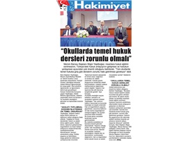 BASINDA BAROMUZ (Yeşilboğaz, Kariyer Günlerinde Adalet Bölümü Öğrencileriyle Buluştu)