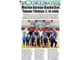 BASINDA BAROMUZ (Mersin Barosu Basketbol Takımı Türkiye İkincisi Oldu)