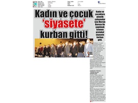 BASINDA BAROMUZ (Kadına şiddet ve çocuk hakları işbirliğine, Cumhur İttifakı engeli)