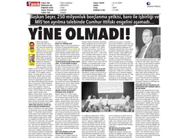 BASINDA BAROMUZ (Baro-belediye işbirliğine Cumhur İttifakı'ndan 2. ret/marjinallik suçlaması)