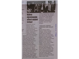 BASINDA BAROMUZ (Kübra Öğretmenin Ailesi Adalet İstiyor)
