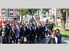 BÜYÜK ÖNDER MUSTAFA KEMAL ATATÜRK’ÜN MERSİN’ E GELİŞİ TÖRENLERLE KUTLANDI