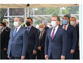 BAŞKANIMIZ YEŞİLBOĞAZ, ATATÜRK’ÜN MERSİN’E GELİŞİNİN YILDÖNÜMÜ TÖRENİNE KATILDI