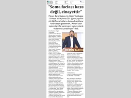 BASINDA BAROMUZ (Soma Davası Vicdanımızı Yaralamıştır)