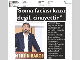 BASINDA BAROMUZ (Soma Davası Vicdanımızı Yaralamıştır)