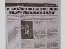 BASINDA BAROMUZ (Aile Arabuluculuğu İmza Kampanyası)