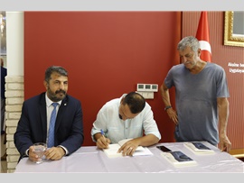 GAZETECİ YAZAR ABİDİN YAĞMUR İMZA VE SÖYLEŞİ GÜNÜNDE AVUKATLARIMIZLA BULUŞTU