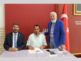 GAZETECİ YAZAR ABİDİN YAĞMUR İMZA VE SÖYLEŞİ GÜNÜNDE AVUKATLARIMIZLA BULUŞTU