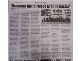 BASINDA BAROMUZ (Adli Yıl Açılış Törenimiz)