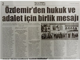 Mersin Barosu adli yıl açılış töreni düzenledi