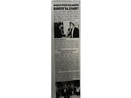 Başkan Seçer'den Baro'ya ziyaret