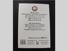 “NOTLU –ATIFLI AVUKATLIK KANUNU VE MEVZUAT” KİTABI, SİZ DEĞERLİ MESLEKTAŞLARIMIZ İÇİN YAYINA HAZIRLANMIŞTIR