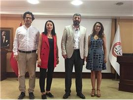 STAJ EĞİTİMİNİN İLK DERSİNİ BARO BAŞKANIMIZ AV. BİLGİN YEŞİLBOĞAZ VERDİ
