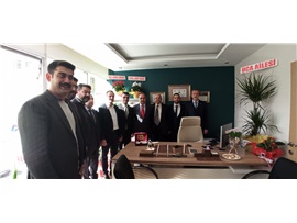 MESLEKTAŞIMIZIN OFİS AÇILIŞINA KATILDIK
