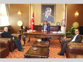 ZİYARET- Ceza İnfaz Kurumu Müdürü Sayın;Kazım KAYA, Başkanımızı makamında ziyaret etti