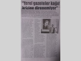 BASINDA BAROMUZ (Baro Başkanımızın 10 Ocak Çalışan Gazeteciler Günü Mesajı)