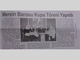 BASINDA BAROMUZ (Baromuzda Kupa Töreni Yapıldı)