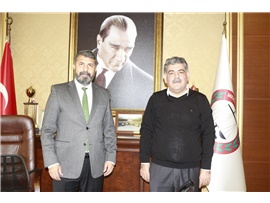 ŞANLIURFA BAROSU BAŞKANI ÖNCEL’DEN, BARO BAŞKANIMIZ YEŞİLBOĞAZ’A ZİYARET