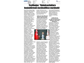 BASINDA BAROMUZ (Başkanımız Yeşilboğaz'dan "Marjinal" eleştirisine yanıt)