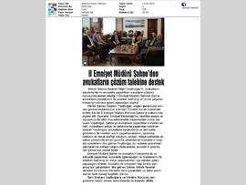 BASINDA BAROMUZ (İl Emniyet Müdürüne Ziyaret)