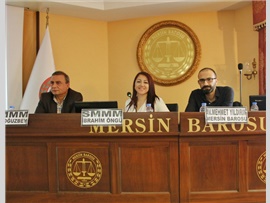 Baro Başkanımız Av.Ali ER, Baromuzun düzenlemiş olduğu Seminere katıldı.
