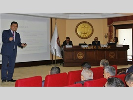 Baro Başkanımız Av.Ali ER, Baromuzun düzenlemiş olduğu Seminere katıldı.