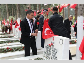 BARO BŞK. AV. ALİ ER: “AZİZ ŞEHİTLERİMİZİ ŞÜKRAN, MİNNET VE RAHMETLE ANIYORUM”