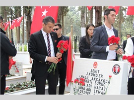 BARO BŞK. AV. ALİ ER: “AZİZ ŞEHİTLERİMİZİ ŞÜKRAN, MİNNET VE RAHMETLE ANIYORUM”