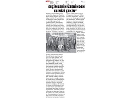 Baro Başkanları: "Baro seçimlerinden elinizi çekin !"