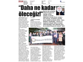 Av. Ersin Eraslan'ın öldürülmesine tepki: "Sizin de avukata ihtiyacınız olacak"