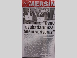 BASINDA BAROMUZ (Başkan Vekili Av. Gazi Özdemir: "Genç Avukatlarımıza Önem Veriyoruz"