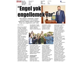 Başkanımız Yeşilboğaz'dan Dünya Engelliler Günü Mesajı