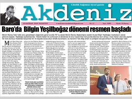 BASINDA BAROMUZ (Baro Başkanımız Av. Bilgin Yeşilboğaz Mazbatasını Aldı)