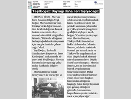BASINDA BAROMUZ (Baro Bşk. Bilgin Yeşilboğaz: "Aldığımız Bayrağı Daha İleri Taşıyacağız")