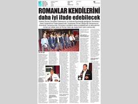 BASINDA BAROMUZ (Baro Başkanımız, Roman Dernekleri'nin Sempozyumuna Katıldı)