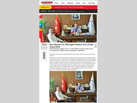 BASINDA BARO (Milli Eğitim Müdürlüğü ziyareti) 18.08.2017