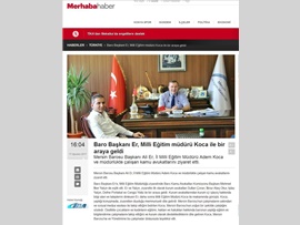 BASINDA BARO (Milli Eğitim Müdürlüğü ziyareti) 18.08.2017