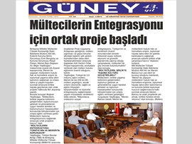 BASINDA BAROMUZ (Mültecilerin Entegrasyonu İçin Ortak Proje Başlıyor)