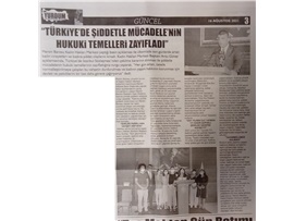 Kadın Hakları Merkezimiz kadın cinayetleri ile ilgili basın açıklaması yaptı
