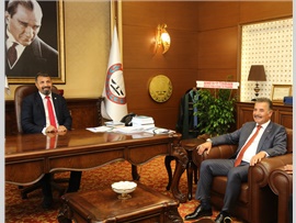 TOROSLAR BLD. BAŞKANI HAMİT TUNA'DAN BARO BAŞKANIMIZ BİLGİN YEŞİLBOĞAZ’A ZİYARET
