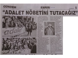 BASINDA BAROMUZ (Adalet Nöbeti Kocaeli'de Tutuldu)