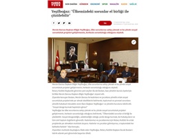 BASINDA BAROMUZ (Yeşilboğaz: "Ülkemizin Sorunlarını El Birliğiyle Çözebiliriz")