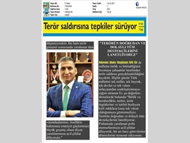 BASINDA BAROMUZ (Başkanımızın Mersin'de Yaşanan Terör Saldırısına Tepkisi) 19.10.2017