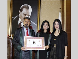 AV. EBRU ÜNLÜBAY YEMİN EDİP CÜBBE GİYEREK MESLEĞE İLK ADIMI ATTI