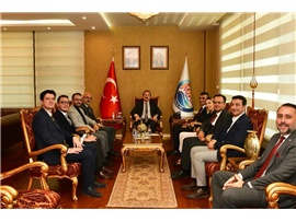 MERSİN VALİSİ ALİ HAMZA PEHLİVAN’A ZİYARET