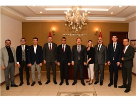 MERSİN VALİSİ ALİ HAMZA PEHLİVAN’A ZİYARET